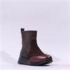 Wonders Kyoto Stretch Wedge Boot - Brown Stretch